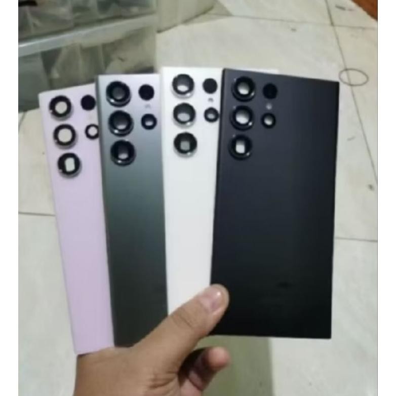 Backdoor Tutup Belakang Samsung S23 Ultra + Ring Kamera Samsung S23 Ultra