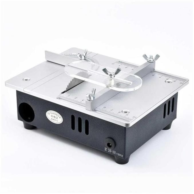 Gergaji Mesin Meja Mini Potong Kayu Tajam Almunium Alloy 5000RPM 96W