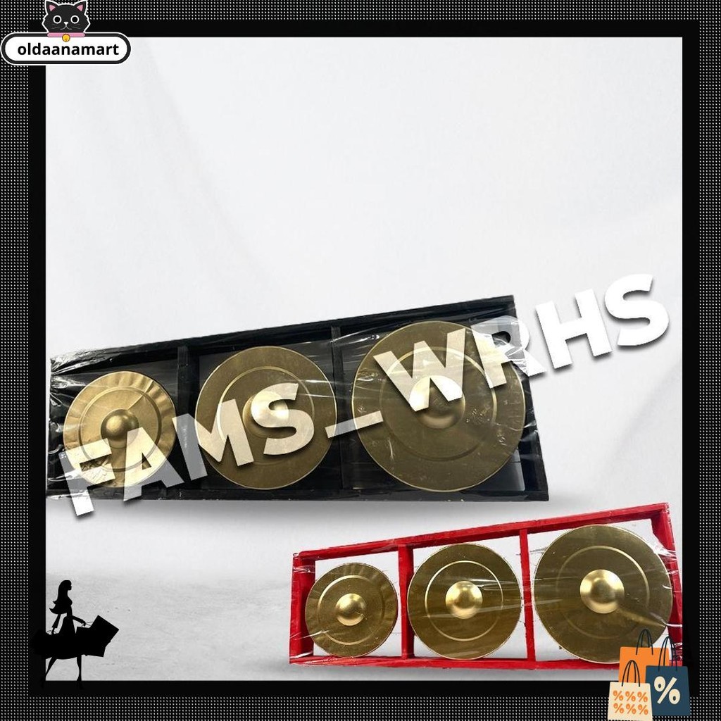 Kenong Isi 3 Kenong Gamelan Mainan Anak Alat Musik Tradisional Berkualitas Kd 35