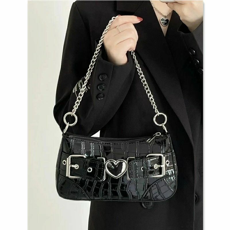 Tas Gaya Gadis Hot Milenial Tas Retro Baguette Tas Selempang Tas Motor