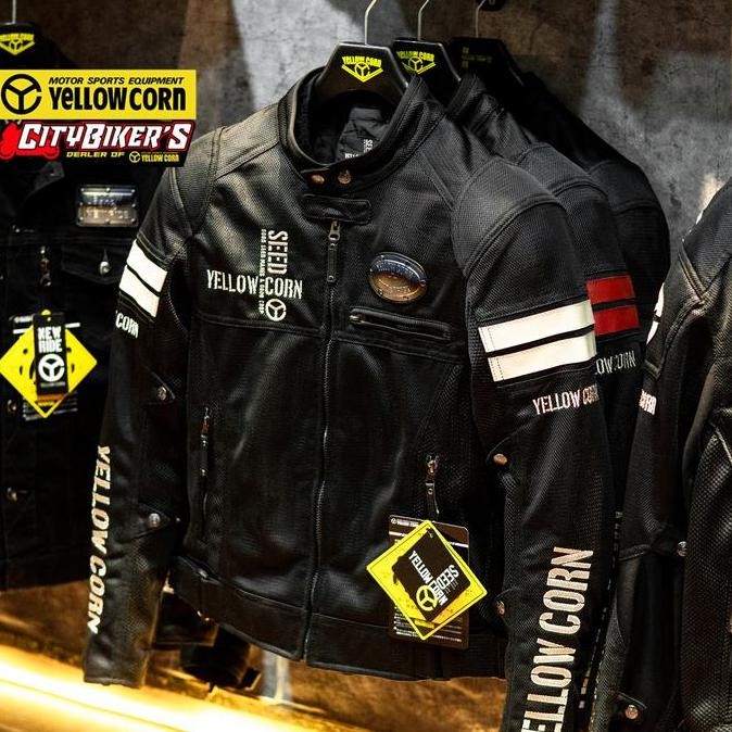 YELLOWCORN JACKET SEED SJ4103 IVORY BLACK / YELLOWCORN 2024 murah