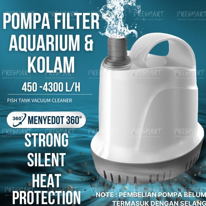 Pompa Air Celup Mesin Filter Submersible Water Pump Watt Kecil Kolam Aquarium Akuarium Aquascape Ika