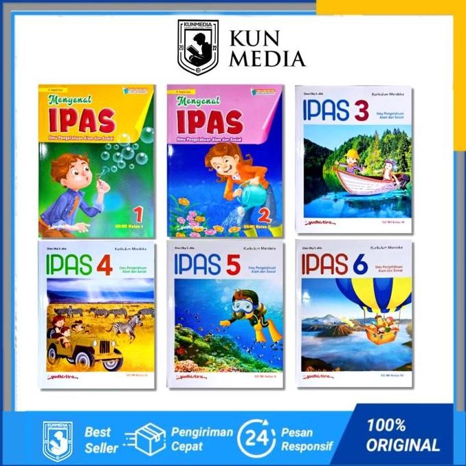BUKU IPAS KELAS 1 2 3 4 5 6 SD KURIKULUM MERDEKA YUDHISTIRA VKM IPA Redy 