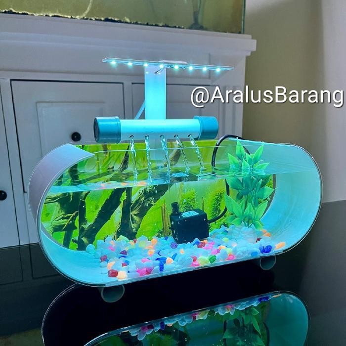 RAS Aquarium Minimalis Air Terjun 1 Set Lengkap
