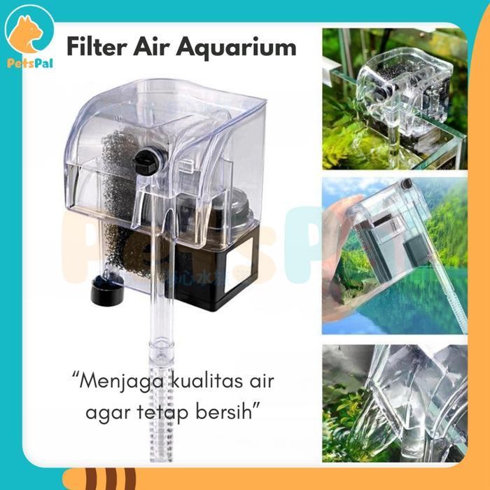 RAS Filter Air Akuarium Jernih Air Terjun Filter Gantung Spons Penyaring Akuarium Filter Sponge Wate