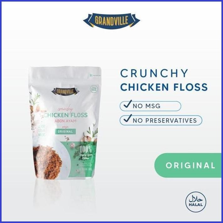 

6PC GRANDVILLE ABON MIX ABON SAPI [2PC], AYAM [2PC], & IKAN [2PC] - NON MSG GLUTEN FREE