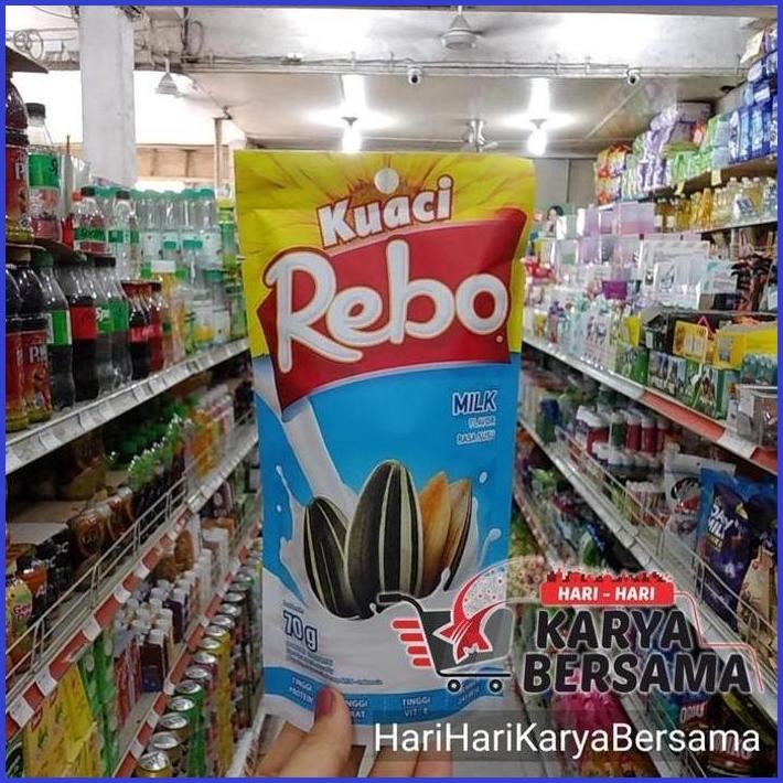 

KUACI REBO SUNFLOWER SEEDS MILK POUCH 70GR