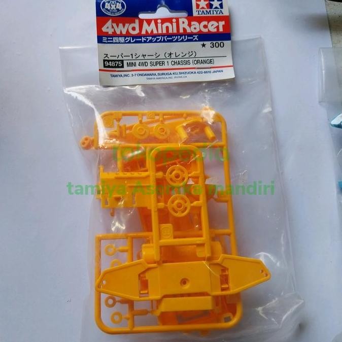 TAMIYA 94875 MINI 4WD SUPER 1 CHASSIS (ORANGE)