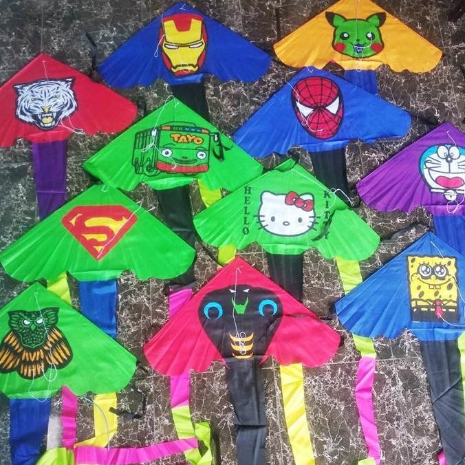 layangan hias aplikasi / layangan kain / layangan pantai termurah