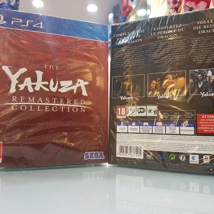 PS4 The Yakuza Remastered Collection region EUROPE