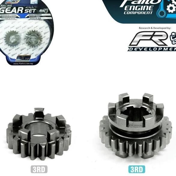 Faito Gi Ratio Rasio Satuan Jupiter Z Vega R Crypton Gi 3 20T 28T Racing Gear Set