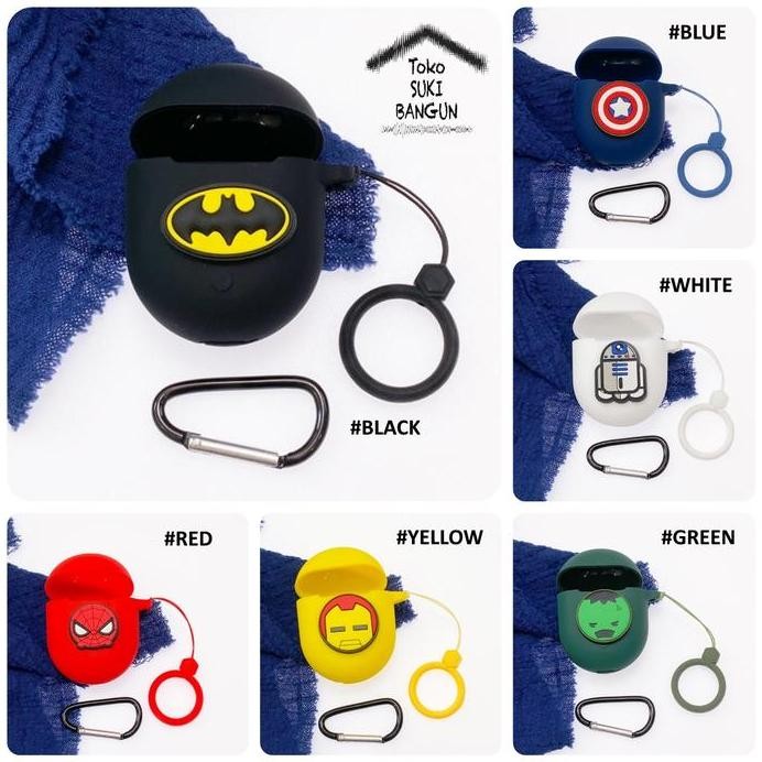 Case Redmi Buds 3 Pro & Airdots 3 Pro TWS Rubber CARTOON HEROES Cover murah