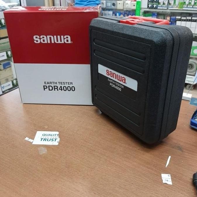 DIGITAL EARTH TESTER SANWA PDR 4000 / EARTH GROUND TESTER SANWA ORIGINAL DAN TERPERCAYA