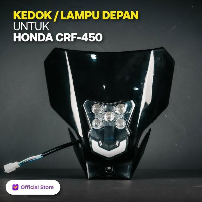 Kedok Lampu Led / Headlamp Honda CRF 450