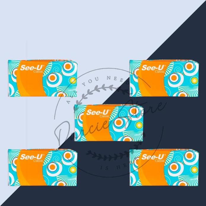 Ready Stock 1 dus see u facial classic 250s/ see u facial classis 250 sheets