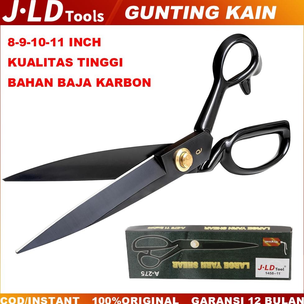

JLD 811 Gunting kain Gunting Potong Bahan Kain super tajam ori bahan baja hitam gunting serbaguna
