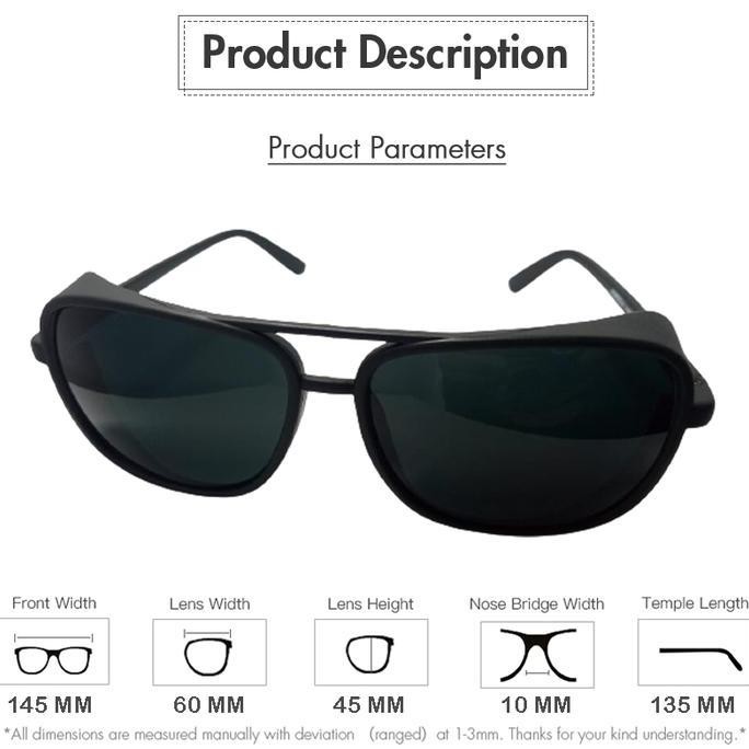 Kacamata Hitam Cobra Fashion Pria Wanita Kaca mata Gaya Unisex