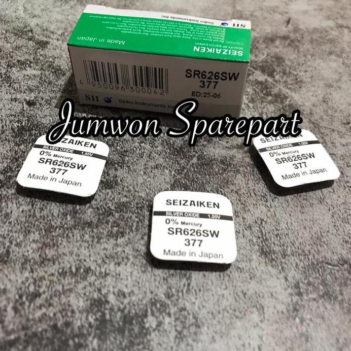 Baterai Seizaiken 377 SR626SW Original Seizaiken 377 Seizaiken 626 murah