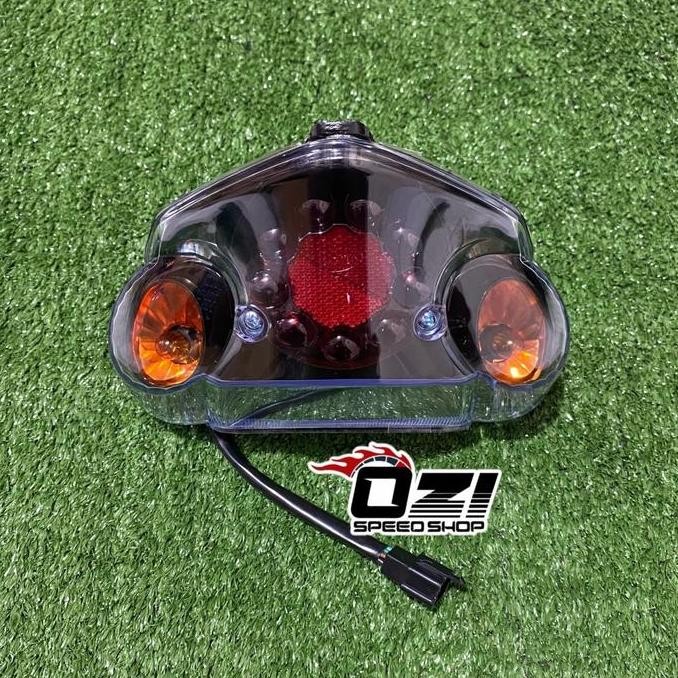 Promo STOPLAMP LAMPU STOP JUPITER Z LED 2006 - 2010 SMOKE HITAM LAMPU STOP BELAKANG JUPITER Z BURHAN