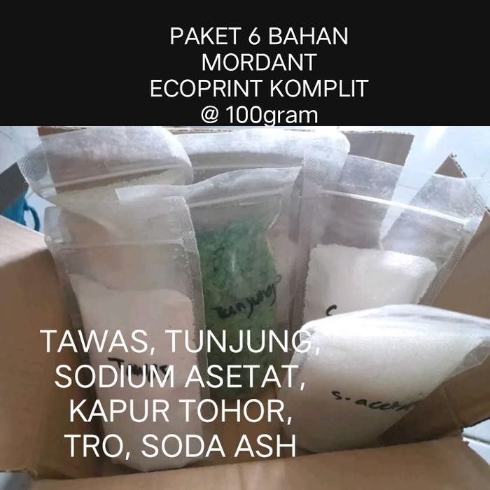

MN PAKET 6 BAHAN MORDANT ECOPRINT KOMPLIT