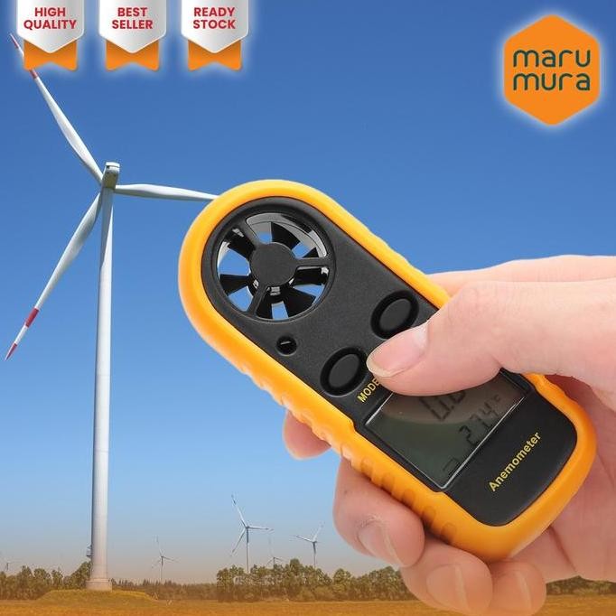 Digital Wind Anemometer Pengukur Kecepatan Angin | Digital Anemometer Allshop