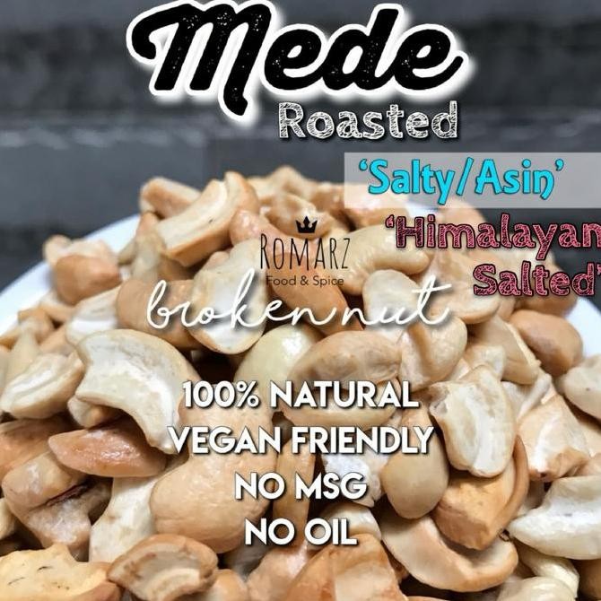 

Kacang Mede Oven Asin Pecah - 1Kg Mede Panggang Mente Oven Pecah 1Kg Allshop