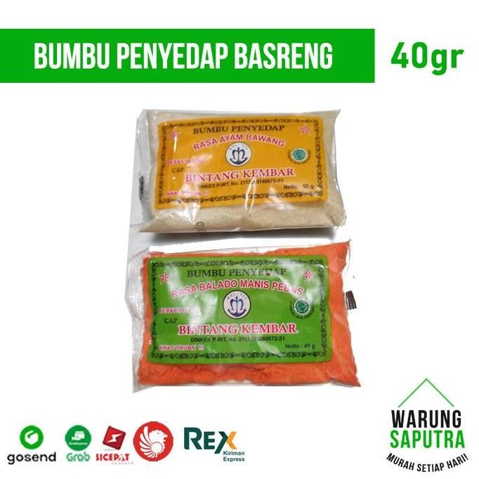

Bumbu Penyedap untuk Basreng Rasa Ayam Bawang dan Balado 40g