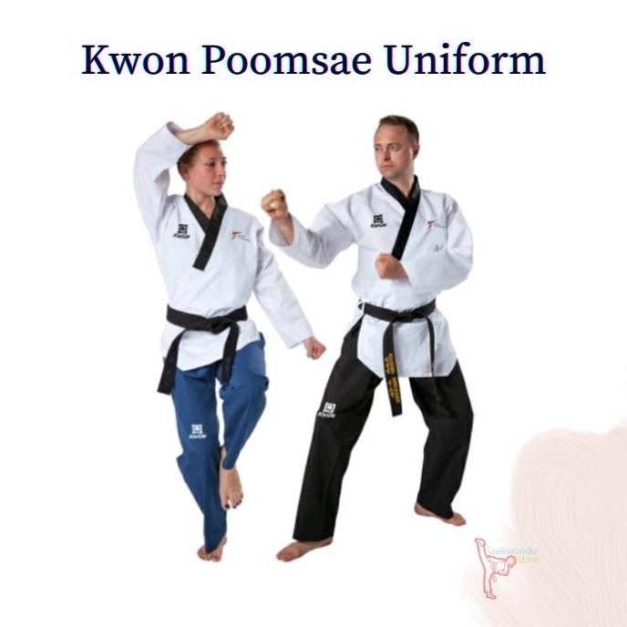 TERBARU Dobok Poomsae Taekwondo Putra - Kwon Poomsae Uniform Male Senior