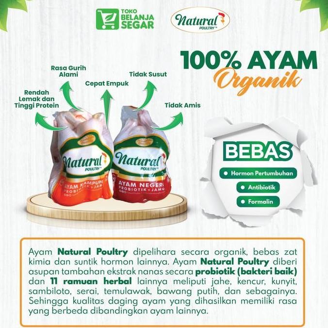 

Dada Boneless Probiotik 500gr - Natural Poultry