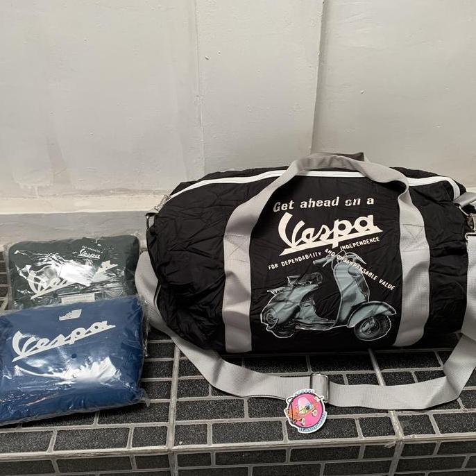 Bag / Tas Vespa Nylon folding Original Forme Italy