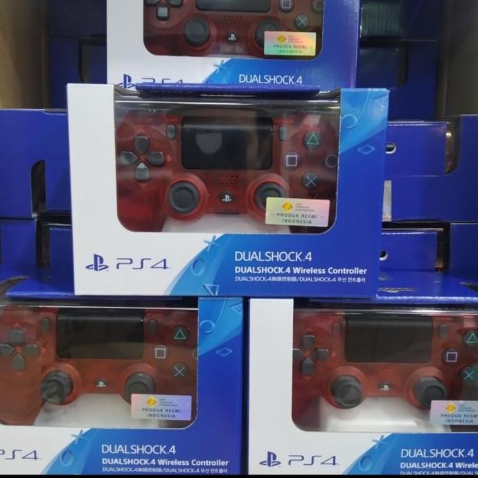 PROMO dualshock 4 original crystal red