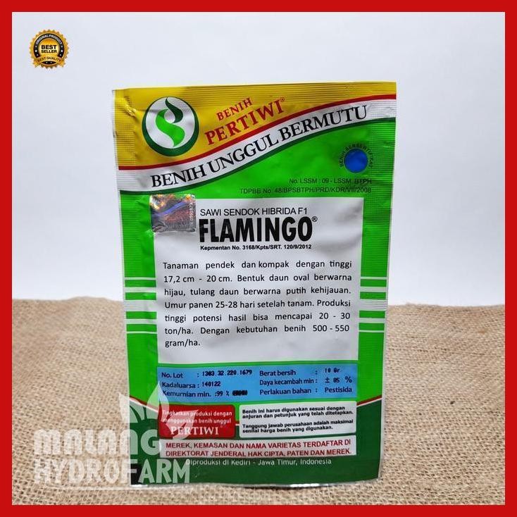 (Promo) Benih Sawi Pakcoy Flamingo 10 Gram Pertiwi Daging Hijau Sendok Unggul Bestseller