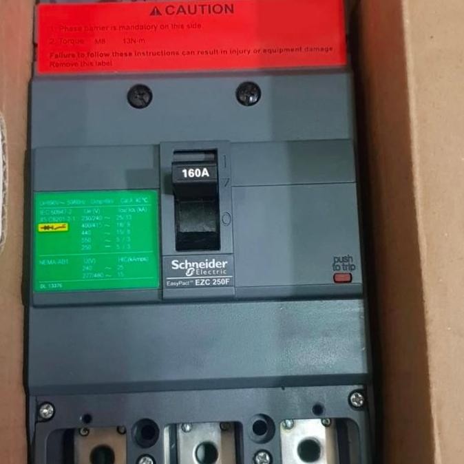 Promo mccb Schneider new original 160A 3phase/breaker mccb Schneider 160A COD