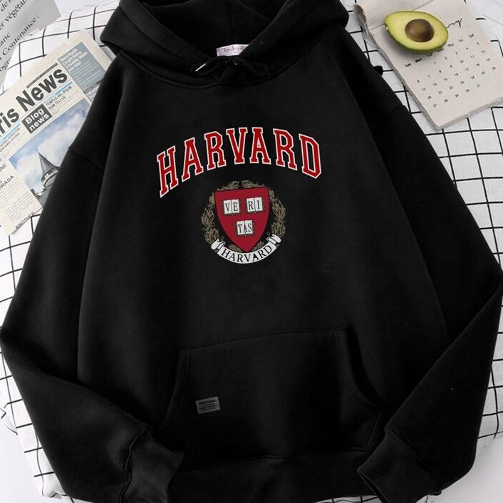 Harvional Hoodie Harvard Full Tag Bordir Sweater Wanita Pria