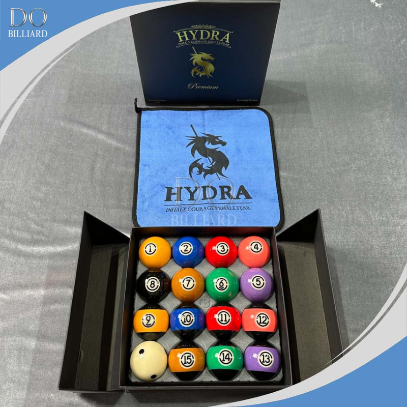 Bola Billiard HYDRA BLACK BALL SET 9 Feet / Set Bola Billiard 9 Feet Hydra Black Billiard Ball Dobil