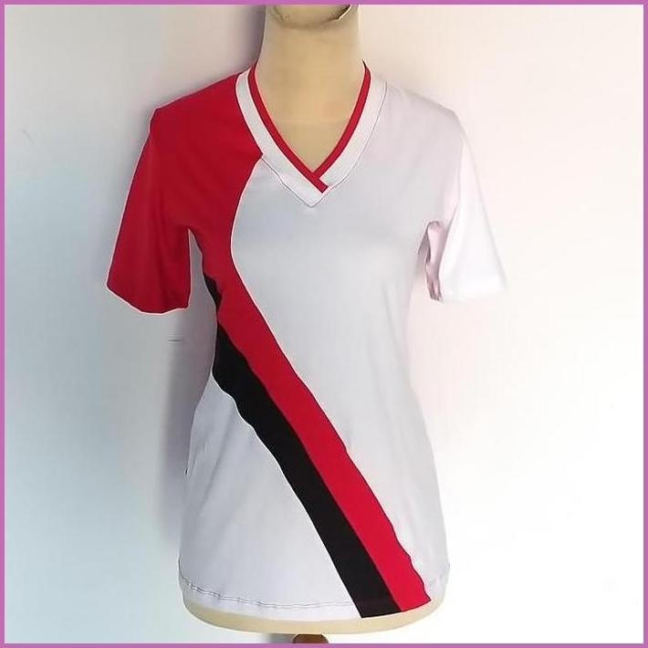 READY ATASAN BAJU SENAM WANITA MERAH PUTIH TERBARU