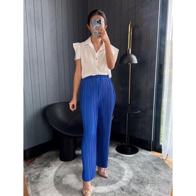 Di110 >> Lisa Celana Pensil Plisket Bb / Pleated Pencil Pants (2)