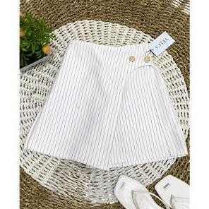 Df309>> Skirt Rok / Rok Celana Pendek Button Gold