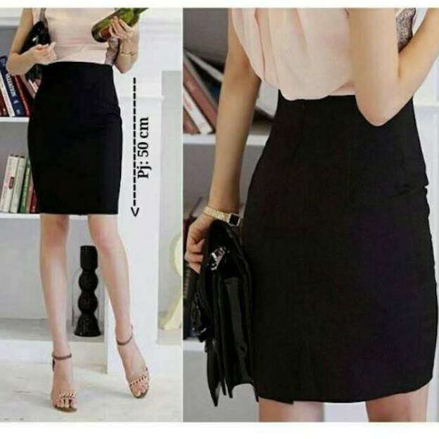 Df336>> Rok Span Scubba Pendek / Rok Kerja Pendek