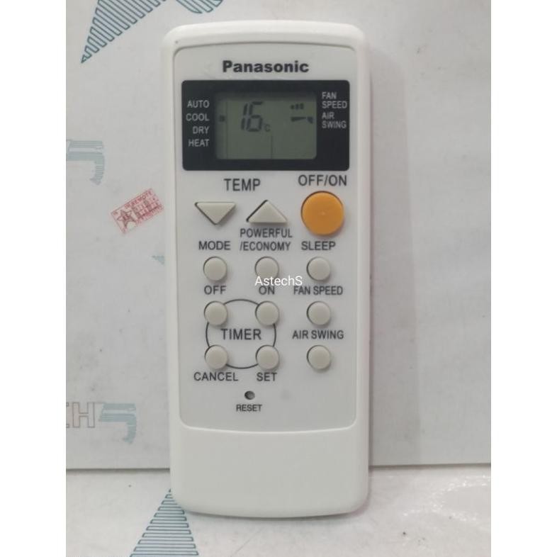 TERLARIS REMOT REMOTE AC PANASONIC NATIONAL ORIGINAL ASLI KW A75C2458 A75C2287 A75C1009  A75C2347 Si