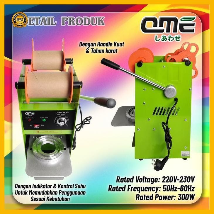 (Termurah) Qme Qm-D8 Mesin Press Plastik Sel/Cup Sealer (Model Utama) Listrik Merah Vacuum Bestselle