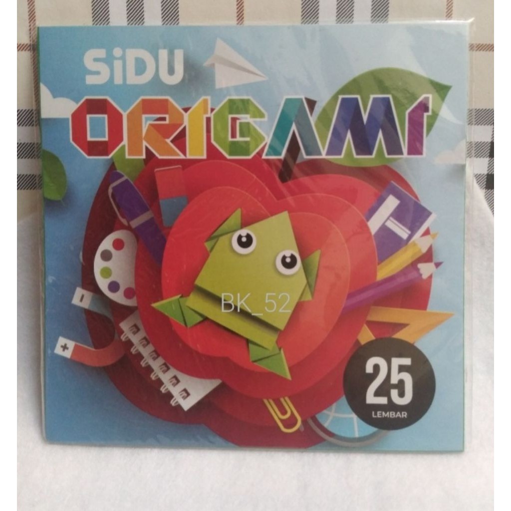 

Kertas Lipat SIDU Origami 12 cm 25 lembar