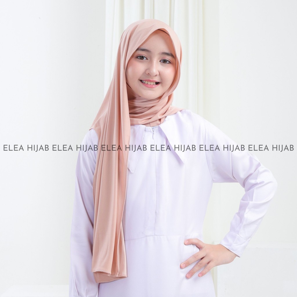 Pashmina Inner Jersey Anak Pashmina Instan Oval Anak Pashmina Instan Inner Oval Jersey
