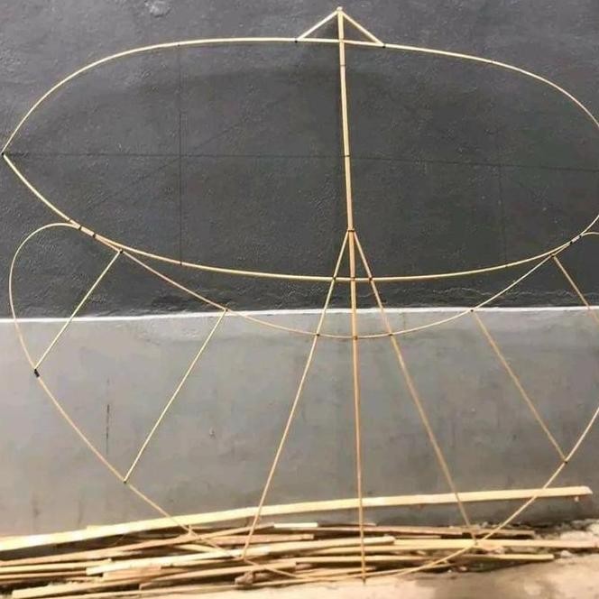 KERANGKA LAYANGAN PEGON 1 METER BONUS SENDAREN