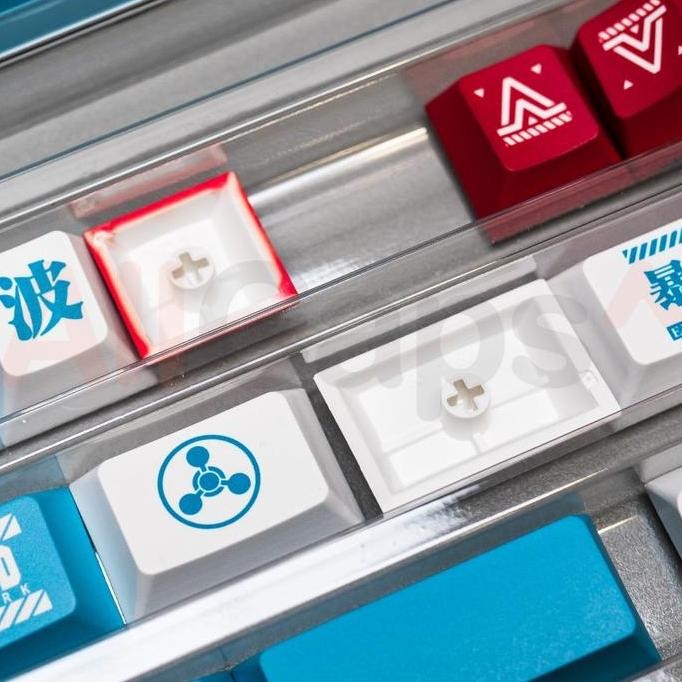 Eva-00 Evangelion Pbt Dye Sub Keycaps Set Allshop