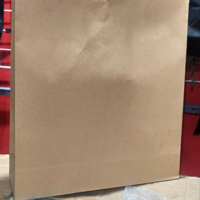 

Super Paper Bag Polio Coklat Polos Isi 12Pcs Terlaris Dan Termurah