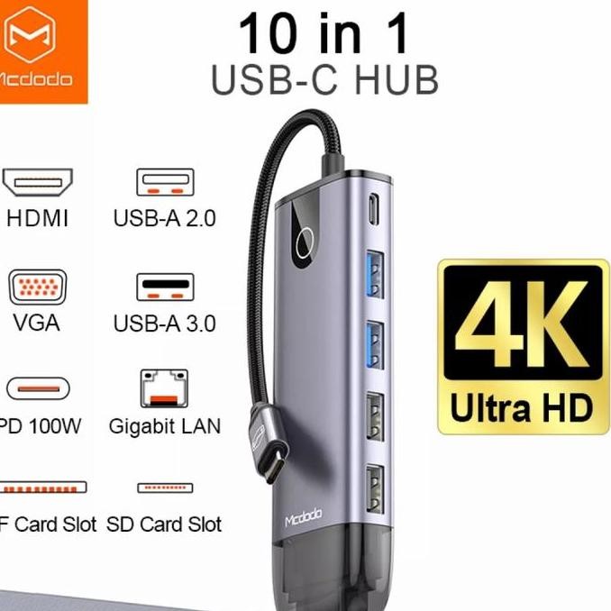 Mcdodo 10 in 1 Type-C HUB Connector Adapter