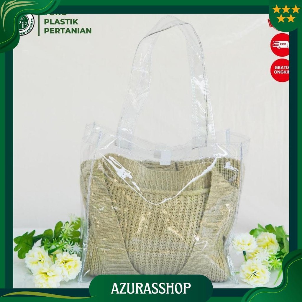 

Tas Mika Bening Transparan Souvenir Ulang Tahun Kue Lebaran Kado 1 Pcs (020) Promo 4.4