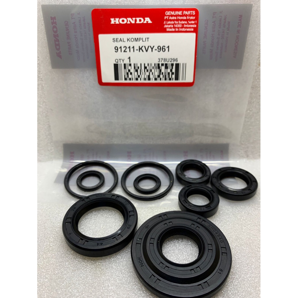 Seal komplit oil seal set HONDA Beat karbu-Scoopy karbu-Spacy karbu 91211-KVY-961 Original AHM