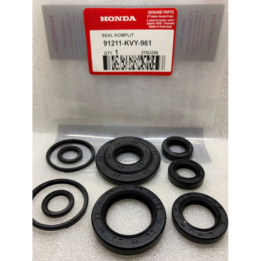 PROMO Seal komplit oil seal set HONDA Beat karbu-Scoopy karbu-Spacy karbu 91211-KVY-961 Original AHM
